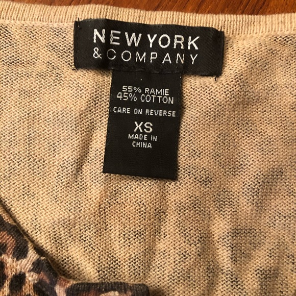 Vintage lightweight animal print cardigan - Picture 3 of 4